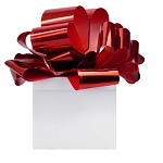 Бант " Браво " Шар Гигант 35см d-38см, красный, голография