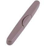 Футляр для зубной щётки " Миленд " 25*2,5*2,5см Мокко, пластиковый