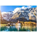 Картина алмазная " Рыжий кот " 30*40см Ясный день в горах, частичное заполнение, без подрамника