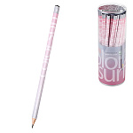 Карандаш ч/гр " Bruno Visconti " ColorSurf. Morandi, НВ, трехгранный, деревянный, заточенный, пластиковый тубус