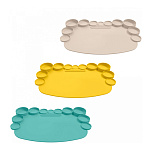 Коврик для творчества и рукоделия " Silihome " 34,5*23см, с органайзером, 14 отделений, силикон, ассорти (без возможности выбора цвета)