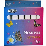 Мел белый  6шт " Алгем "