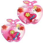 Набор резинок для волос " Karen lisbet " 3 цветные резиночки, 3 заколочки, европодвес