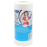 Полотенца вискозные " Housemaid " Optima 1 рулон со втулкой, 100л, 30м, белые, вискоза, 25*30см, с перфорацией, h=25см, d=4,5см