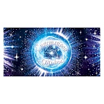 Конверт для денег " Мир открыток " 2-17 Счастливой судьбы! Синий шар, 165*85мм, фольга золотая