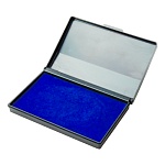 Подушка штемпельная настольная " Attomex " 50*90мм синяя