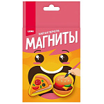 Магнит из гипса " Lori " Быстрый перекус, в наборе: форма, 2 фигурки, гипс, магнитная лента, гуашь 6 цветов, инструкция