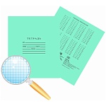 Тетрадь 18л клетка внут.блок белый (зел.обл.) СУПЕР КАЧЕСТВО