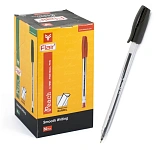 Ручка шарик. "FLAIR" PEACH, пластик, трехгранный корпус, 0,7 мм, черная КАЧЕСТВО!!!