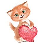 Плакат " Империя поздравлений " 933 А3 Котик, двусторонний, без отделки