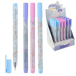 Ручка гелевая " Bruno Visconti " Primavera, синяя 0,38мм, толщина письма 0,36мм, пластиковый корпус, покрытие soft-touch, цвет корпуса - multicolor, колпачок с клипом, сменный стержень, картонный дисплей