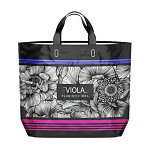 Сумка ПП многоразовая " Интерпак " с петлевой ручкой, 60*50см 160мкм Виола