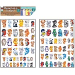 Набор оформительский " Империя поздравлений " 514 Зверята, 2 листа, 332*470мм, ПВХ