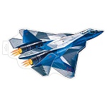 Плакат фигурный " Мир открыток " 0-35 А3 Самолет