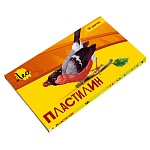 Пластилин " Лео " Ярко 18цв 360г со стеком, картонная упаковка