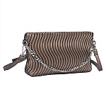 Сумка " OrsOro " 28*16*5см Бронза, 1 отделение, на молнии, внутренние карманы, регулируемый плечевой ремень, экокожа