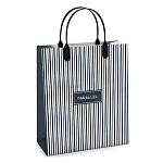 Пакет ПЭ " Интерпак " с пластиковой ручкой МП, 23*27см 150мкм Параллель