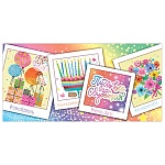 Конверт для денег " Мир открыток " 2-16 Детский- Пусть все сбудется! Твой день, 168*83мм, рельеф, блёстки