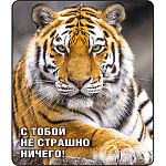 Магнит виниловый " Хорошо " 918 С тобой не страшно ничего! 60*70мм