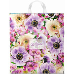 Пакет ПЭ " Интерпак " с петлевой ручкой ПНД, 38*42см 40мкм Адель