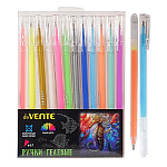 Набор гелевых ручек " deVente " Kilometrico пастель 12цв, 0,7мм, прозрачный корпус, ПВХ, европодвес