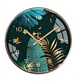 Часы настенные " Миленд " d=30см Экзотика, без защитного стекла, питание от 1 батарейки АА, батарейки в комплект не входят, материал- МДФ, пластик, картонная упаковка