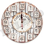 Часы настенные " Миленд " d=30см Красивые цифры, питание от 1 батарейки АА, батарейки в комплект не входят, материал- МДФ, пластик, картонная упаковка