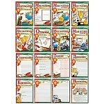 Комплект разделителей для портфолио " Мир открыток " 8-99 выпускника, 16шт