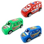 Машинка " KWELT " Minivan 12*4,5см, инерционная, ассорти (без возможности выбора цвета), пакет