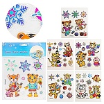 Набор наклеек " KWELT " Тигр 19*25см 6 дизайнов, (без возможности выбора дизайна), пакет