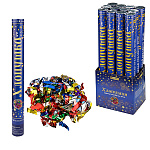 Хлопушка " Миленд " Ассорти 50см фольгированное+серпантин фольгированный