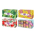 Салфетки бумажные 2-слойные " Plushe " Нон-Стоп 100шт, в коробке, ассорти (без возможности выбора дизайна)