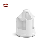 Подставка-органайзер " Erich Krause " Mini Desk Classic белая, вращающаяся