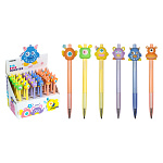Карандаш вечный автоматический " deVente " Big Eyes Monster с декоративным элементом, d=2мм, ассорти, 6 дизайнов, металлический наконечник, картонный дисплей