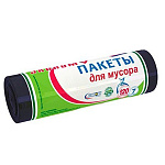 Мешки для мусора " Avikomp " 120л 7шт Эконом черные, толщина 13мкм, в рулоне, ПНД