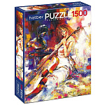 Пазлы " Hatber " 1500элементов Premium Девушка с виолончелью 83*58см, картонная упаковка