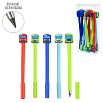 Карандаш вечный " Mazari " HB Машинки пластиковый, 4 дизайна, ПВХ-упаковка