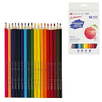 Карандаши Я- Художник! 18цв шестигранные деревянные, картонная упаковка, европодвес