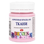 Краска акриловая по ткани " Decola "  50мл сакура