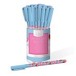 Ручка шариковая " Lorex " Forever and ever slim soft grip синяя 0,5мм, толщина письма 0,25мм, игольчатый пишущий узел, резиновый держатель, чернила на масляной основе, металлический наконечник, покрытие soft-touch, цветной корпус, пластиковый тубус