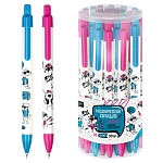 Карандаш механический " Феникс " Коты и собаки НВ 0,5мм, ассорти, круглый, пластиковый, в тубусе