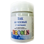 Лак акриловый " Decola " с блестками 50мл