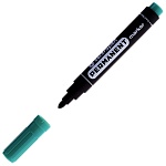 Маркер " Centropen " зеленый 2,5мм пулевидный наконечник перманентный