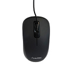 Мышь " FaisON " Rapid M-19 проводная оптическая, 4 кнопки, черная, 1200 DPI, кабель USB 1,8м