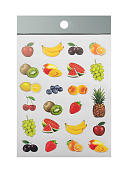 Наклейки " KWELT " А6 Фрукты, без отделки