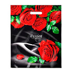 Пакет ПЭ " Интерпак " с вырубной ручкой ПВД, 38*47см 60мкм Страсть