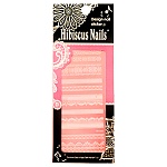 Наклейки для ногтей HD-A007 Кружево белое 7*17см