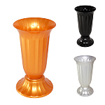 Ваза " Милих " Цветочная №0, 1л, h=240мм, d=140мм, пластик, ассорти (без возможности выбора)