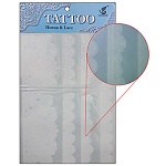 Флэш тату 15*25см Кружева, индивидуальная упаковка, европодвес