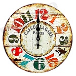 Часы настенные " Миленд " d=30см Привлекательный кантри, питание от 1 батарейки АА, батарейки в комплект не входят, материал- МДФ, пластик, картонная упаковка